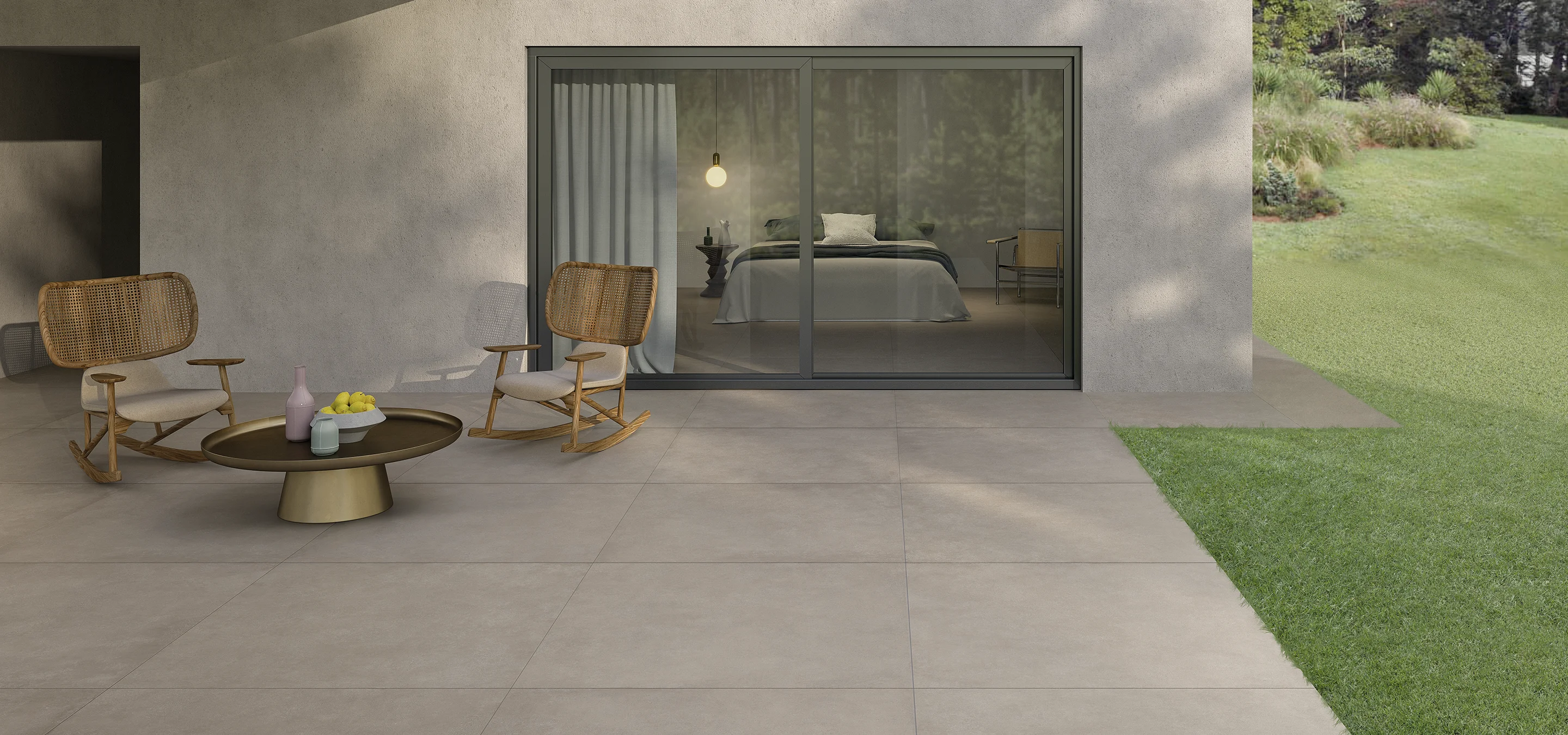 Avancé SK Vintage beige/gris, con suelo y una habitación, 340x200cm con  hueco entre la tienda y la furgoneta, apertura lateral con toldo SK101649